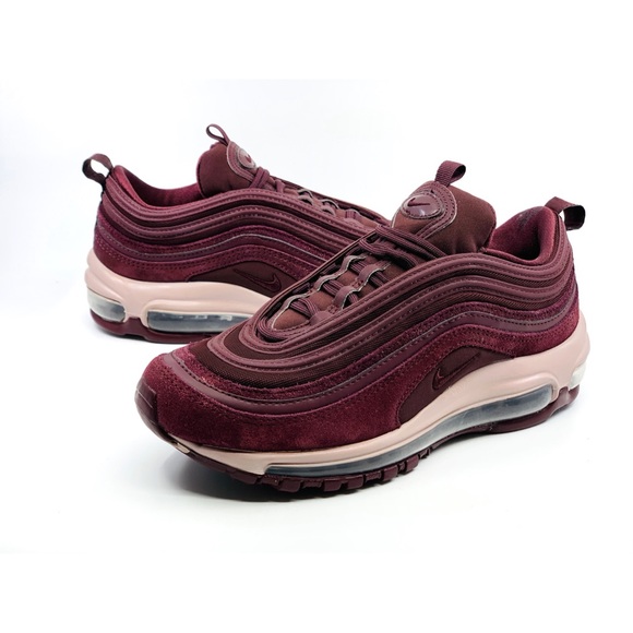 burgundy nike 97